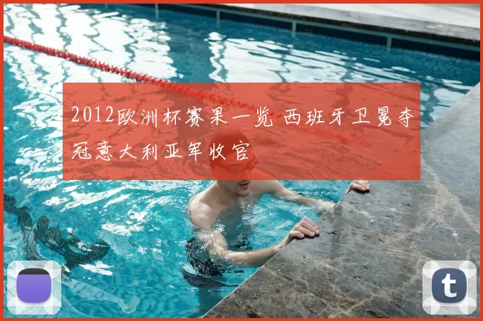 2012欧洲杯赛果一览 西班牙卫冕夺冠意大利亚军收官